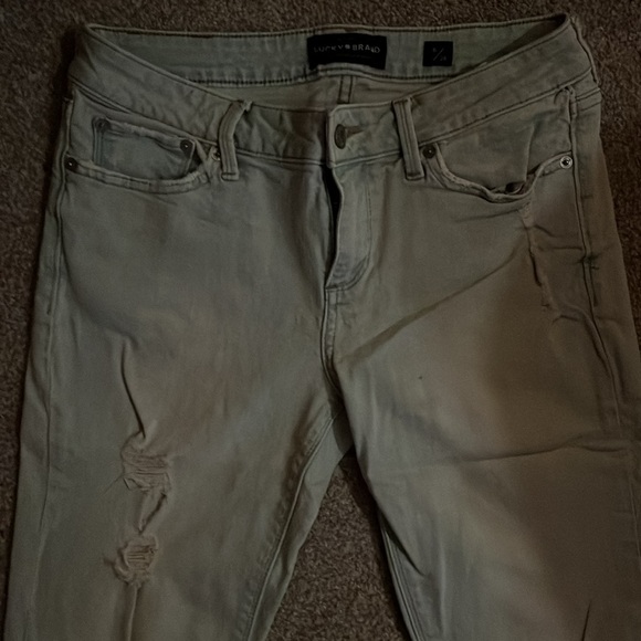 Light Blue Denim, Lucky Jeans - Picture 2 of 5